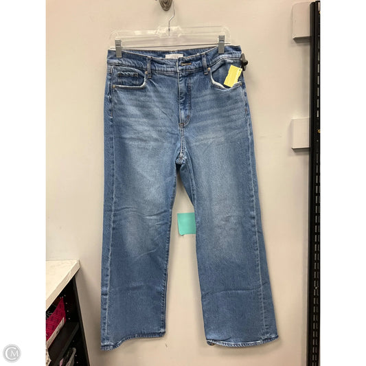 Jeans Wide Leg By Loft In Blue Denim, Size: 6