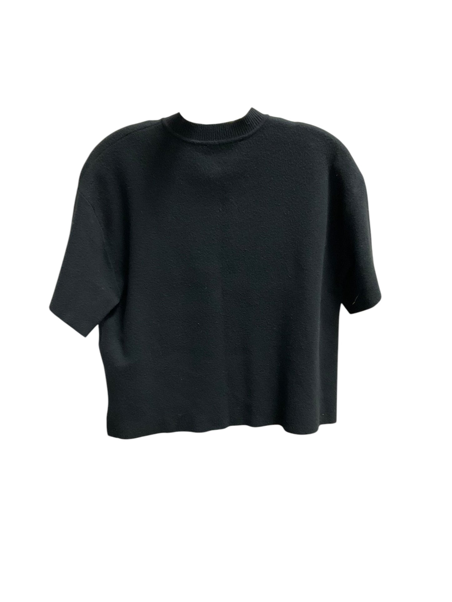 Sweater Short Sleeve By Abercrombie And Fitch In Black, Size: M