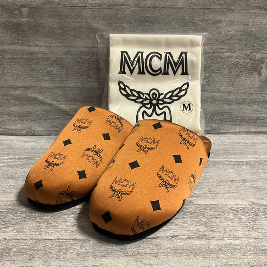 Slippers Luxury Designer By Mcm In Brown