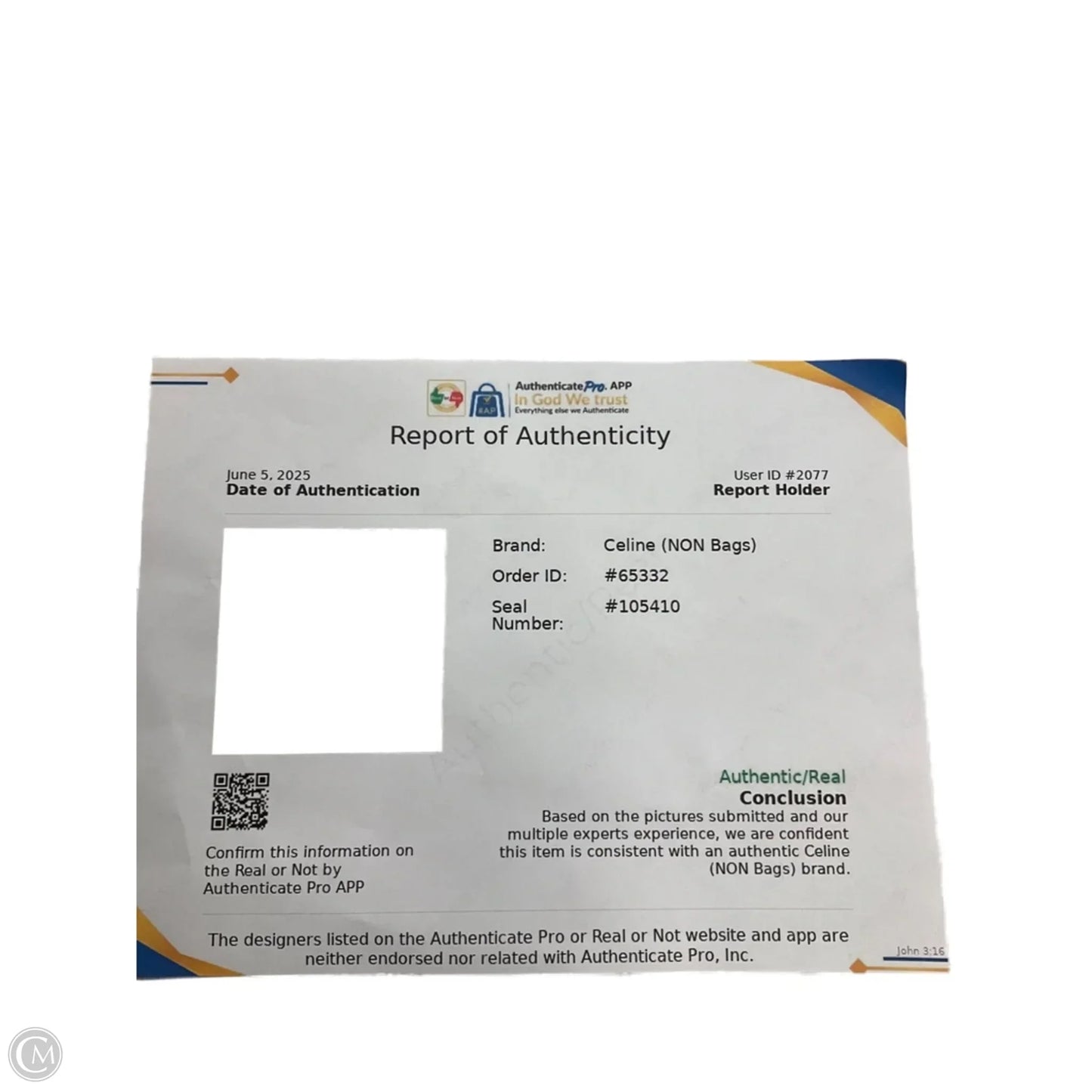 Wallet Luxury Designer By Celine, Size: Small