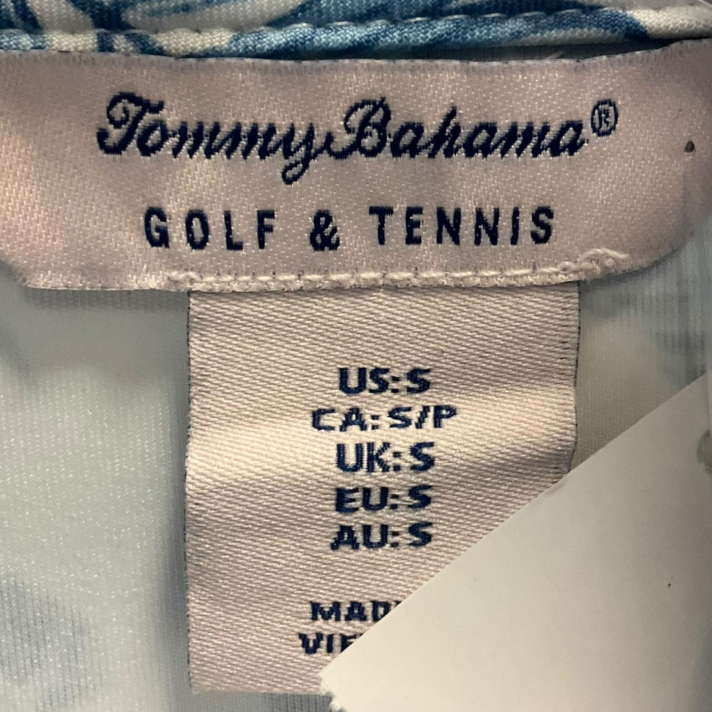 Athletic Jacket By Tommy Bahama In Blue & White, Size: S