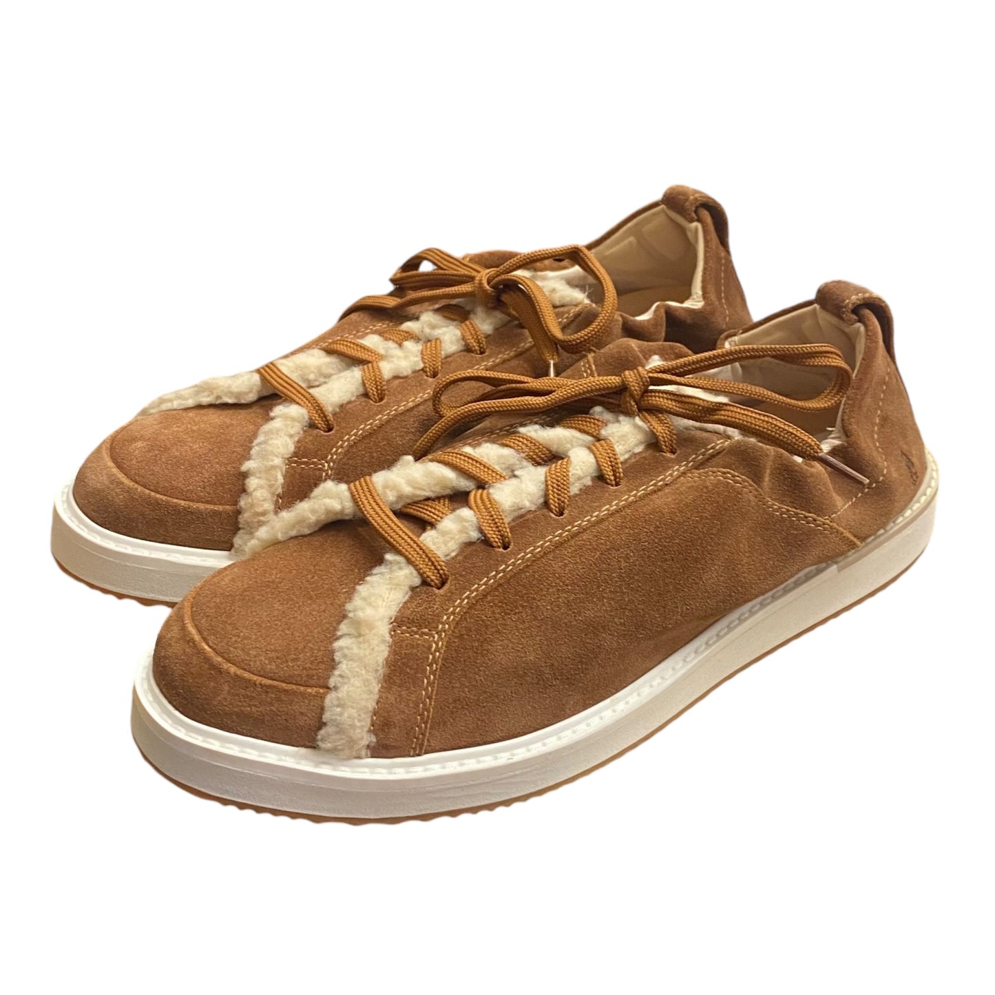 Shoes Sneakers By Hush Puppies In Brown, Size: 10