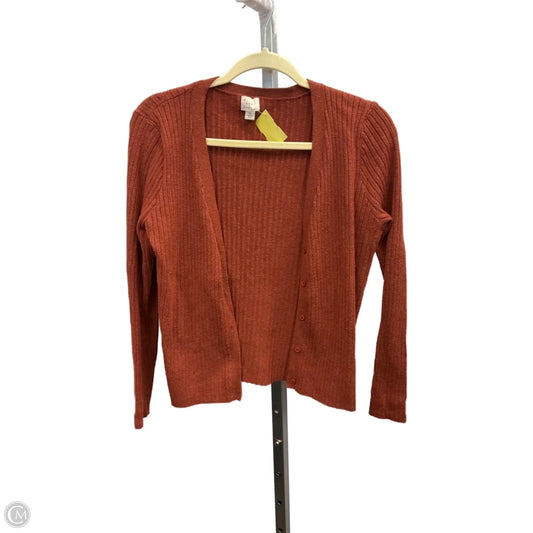 Sweater Cardigan By A New Day In Brown, Size: Xl