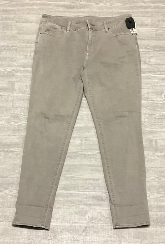 Jeans Cropped By Chicos In Grey, Size: S