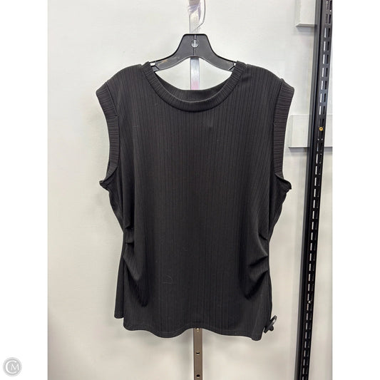 Top Sleeveless By Nine West In Black, Size: Xl