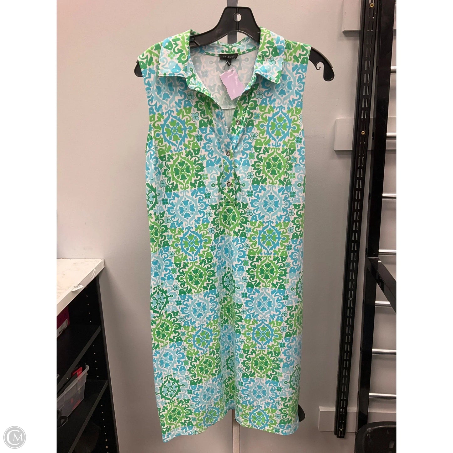 Dress Casual Short By Talbots In Blue & Green, Size: S