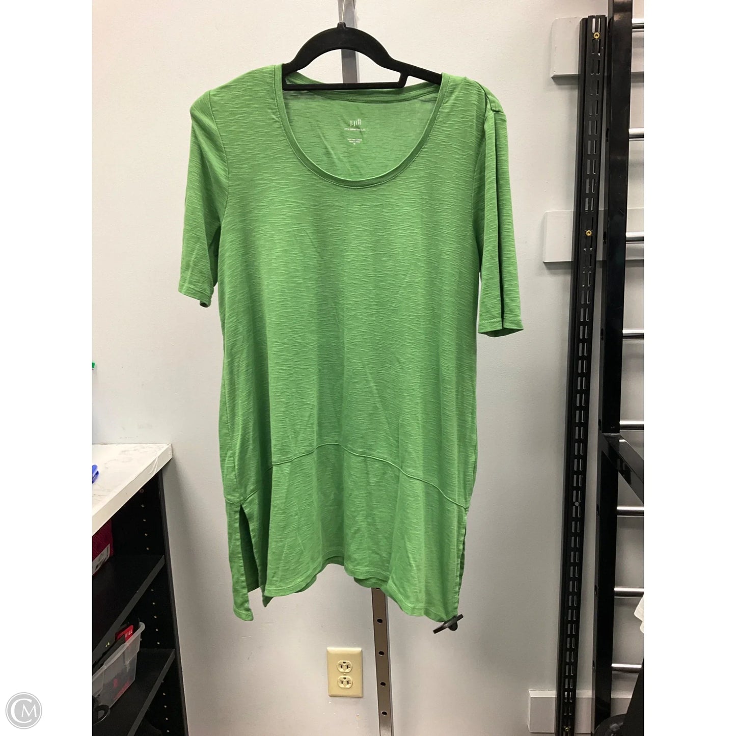 Tunic Short Sleeve By J. Jill In Green, Size: M