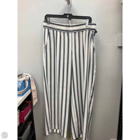 Pants Wide Leg By Loft In Striped Pattern, Size: S