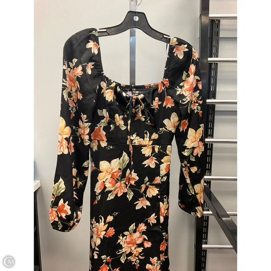Dress Casual Midi By Blu Pepper In Black, Size: S