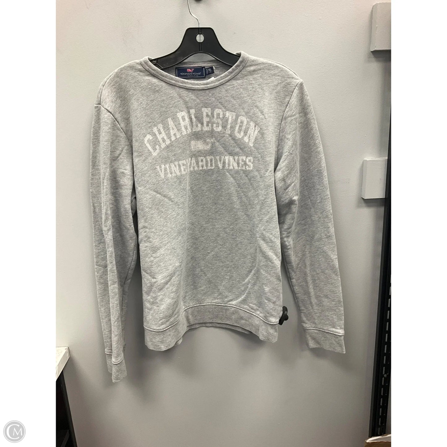 Sweatshirt Crewneck By Vineyard Vines In Grey, Size: Xl