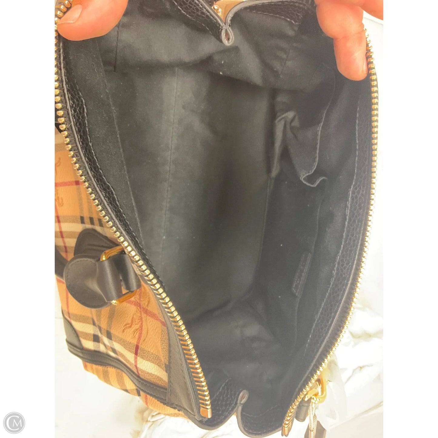 Handbag Luxury Designer By Burberry, Size: Medium