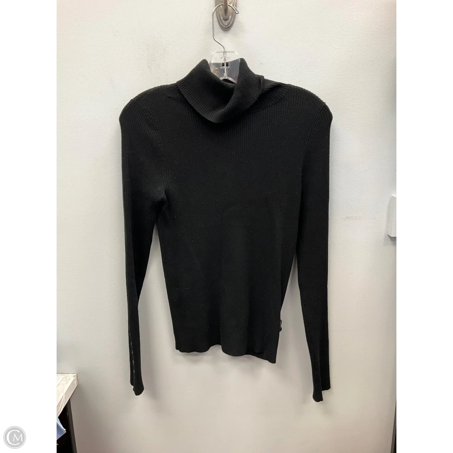 Top Long Sleeve By Maeve In Black, Size: S