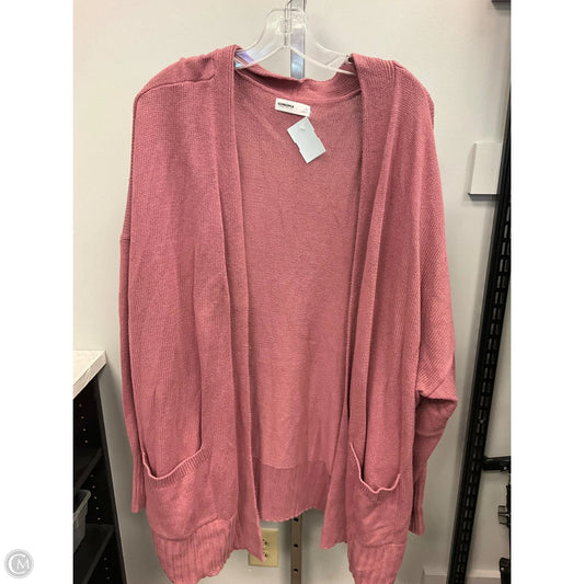 Cardigan By Sonoma In Pink, Size: 3x