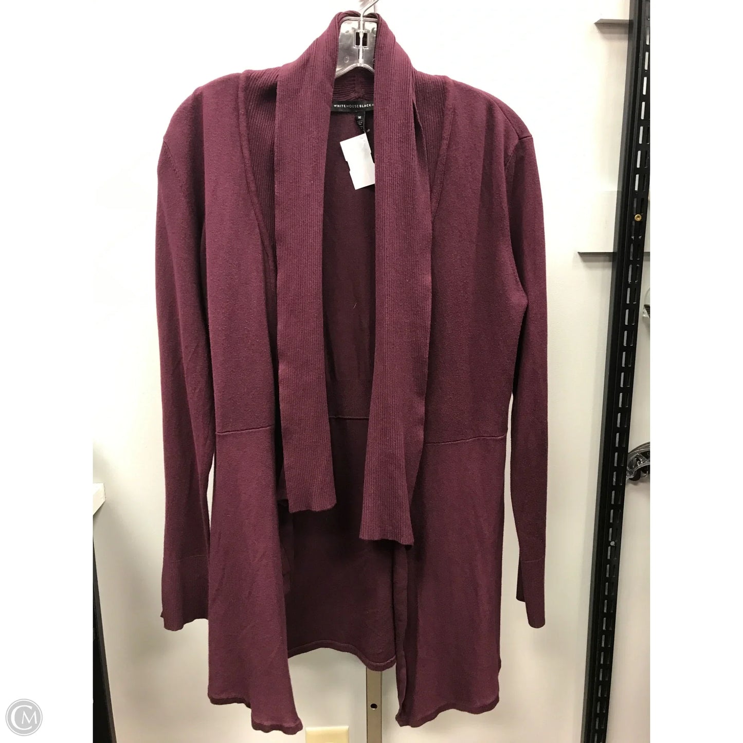 Sweater Cardigan By White House Black Market In Purple, Size: M