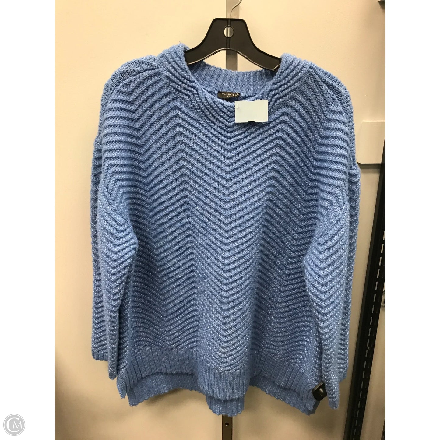 Sweater By Talbots In Blue, Size: Xl