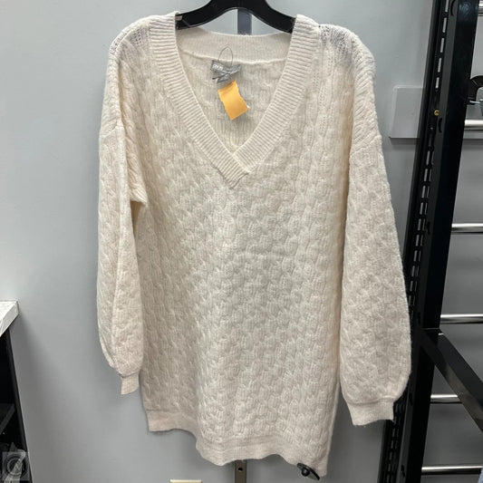 Dress Sweater By Asos In Cream, Size: 6