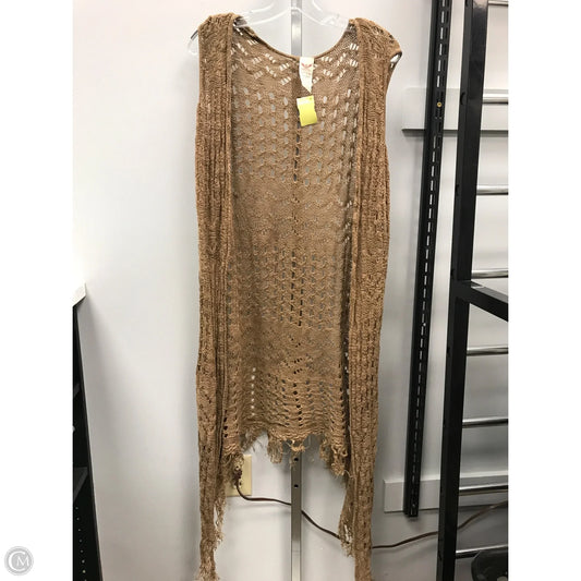 Vest Other By Faded Glory In Beige, Size: Xxl