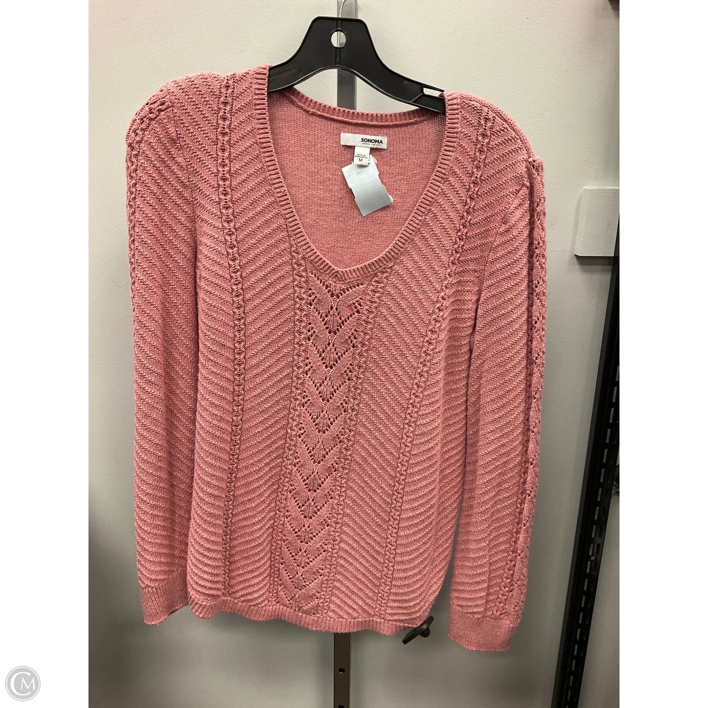 Sweater By Sonoma In Pink, Size: M