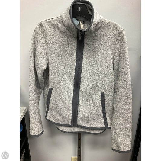 Athletic Jacket By Lululemon In Grey, Size: 6