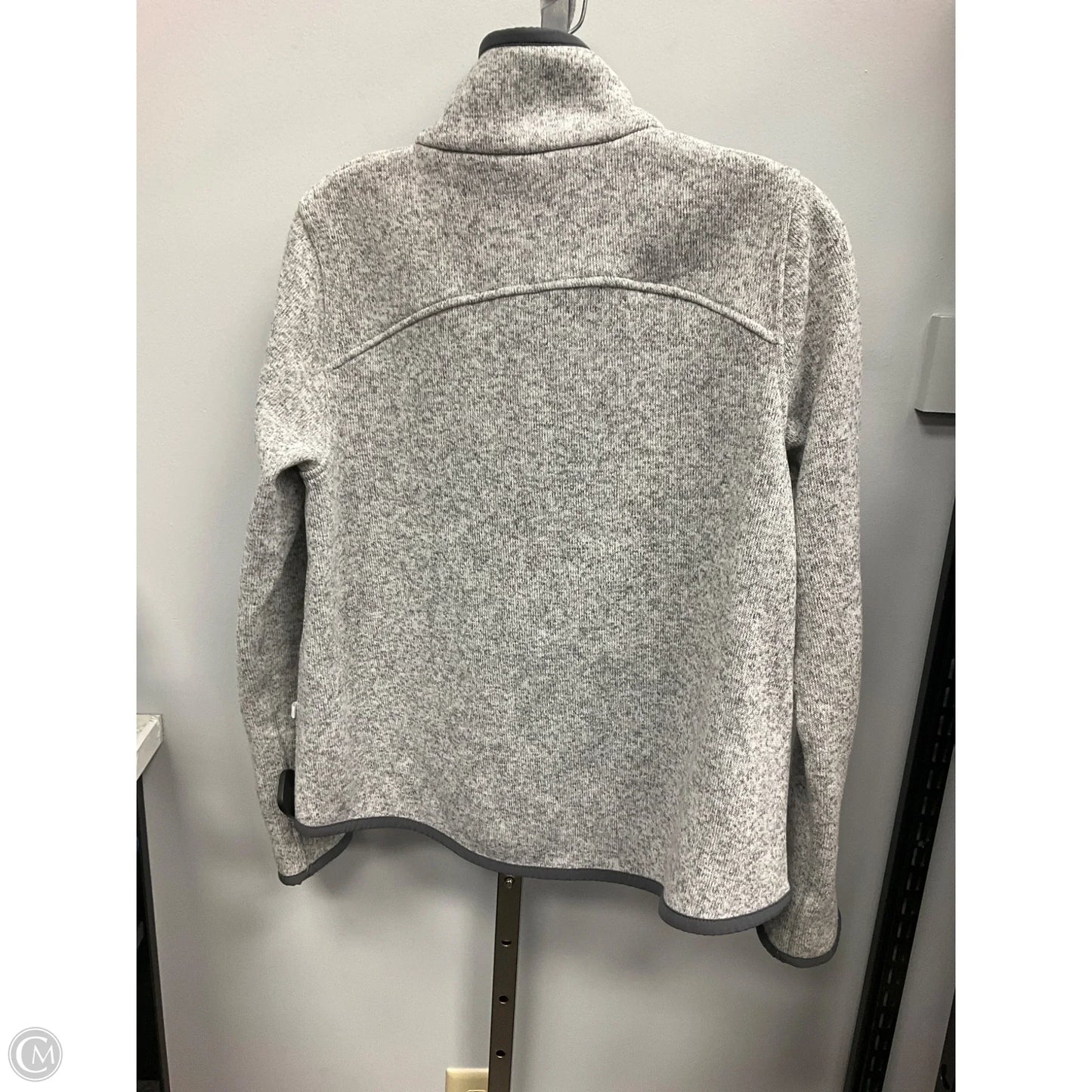 Athletic Jacket By Lululemon In Grey, Size: 6