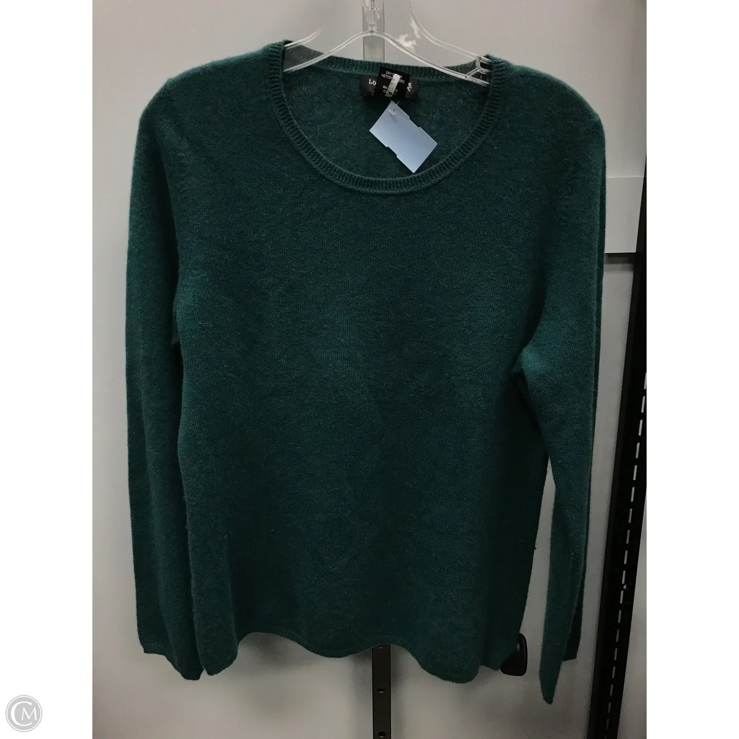 Sweater Cashmere By Lord And Taylor In Green, Size: Xl