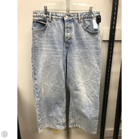 Jeans Wide Leg By We The Free In Blue Denim, Size: 10l