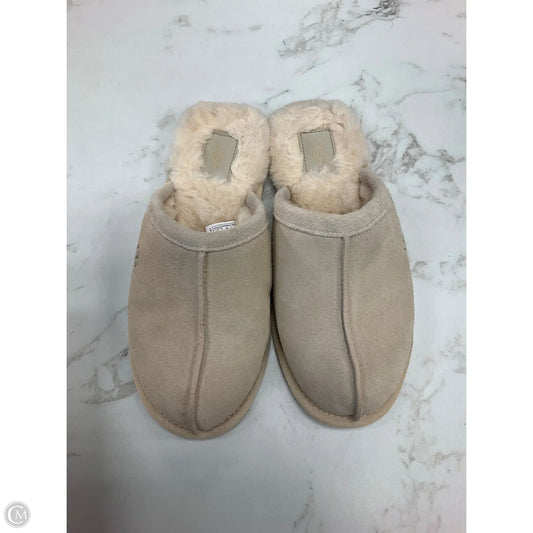 Slippers Designer By Ugg In Beige, Size: 7