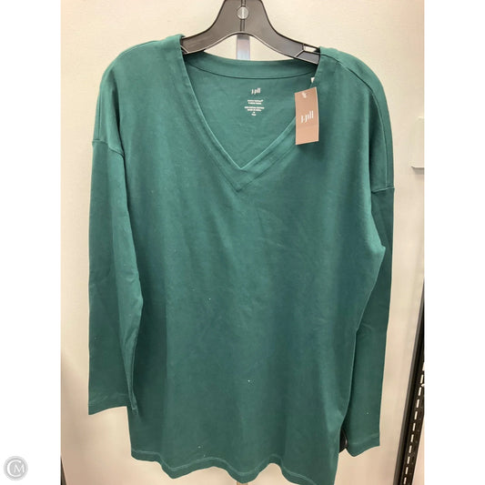 Top Long Sleeve By J. Jill In Green, Size: M