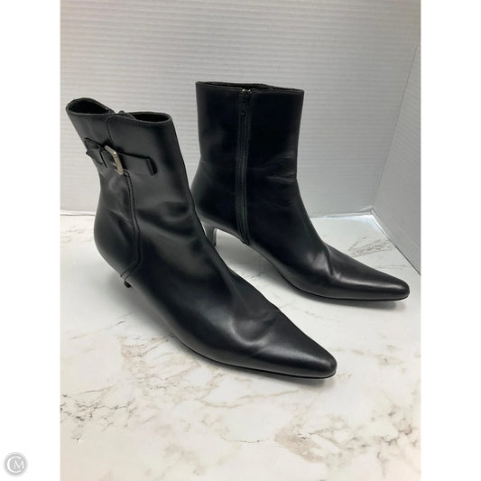 Boots Ankle Heels By Mossimo In Black, Size: 9.5