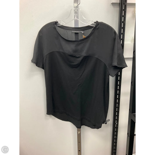 Top Short Sleeve By Tahari In Black, Size: M