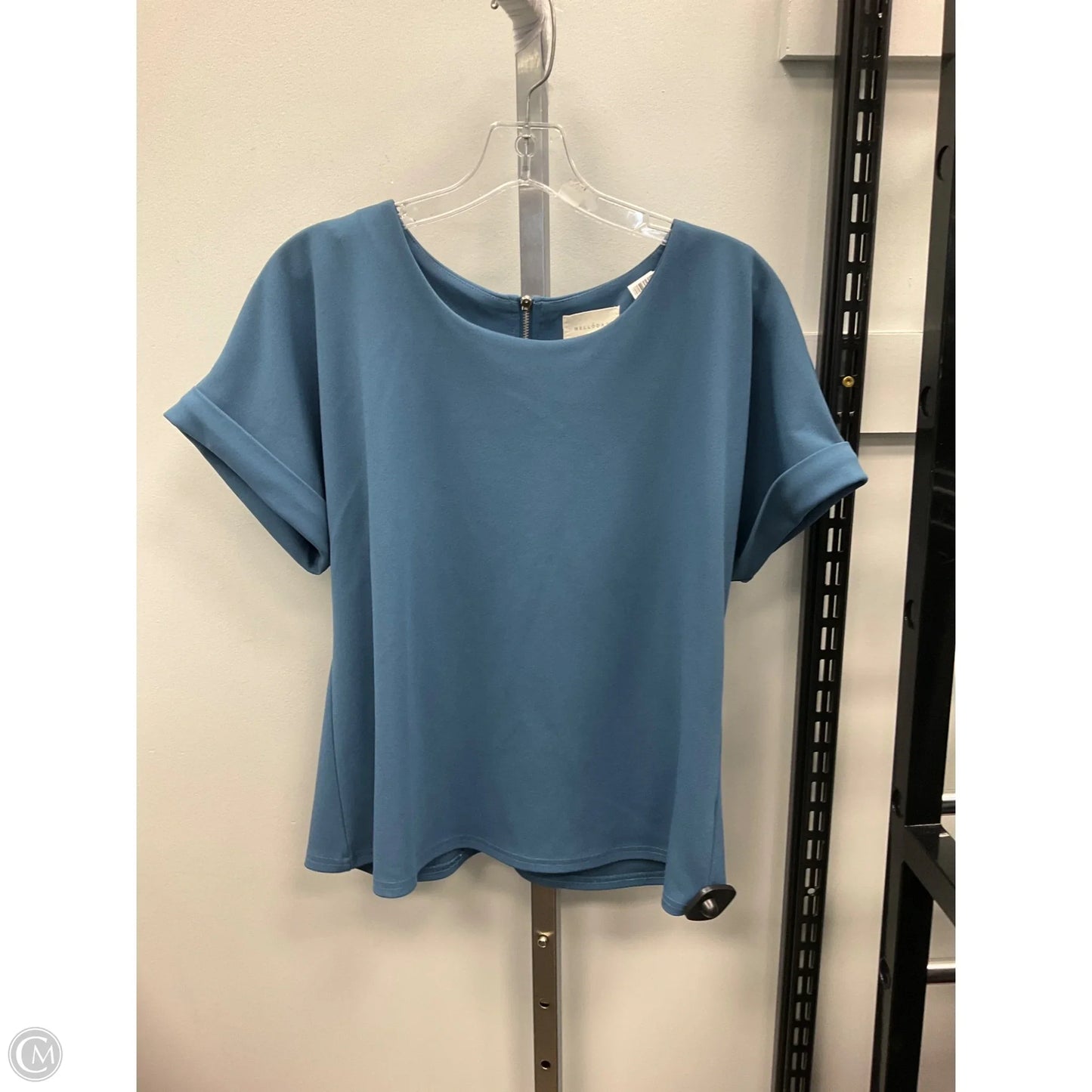 Top Short Sleeve By Melloday In Blue, Size: S