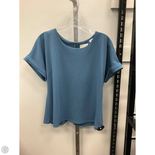 Top Short Sleeve By Melloday In Blue, Size: S