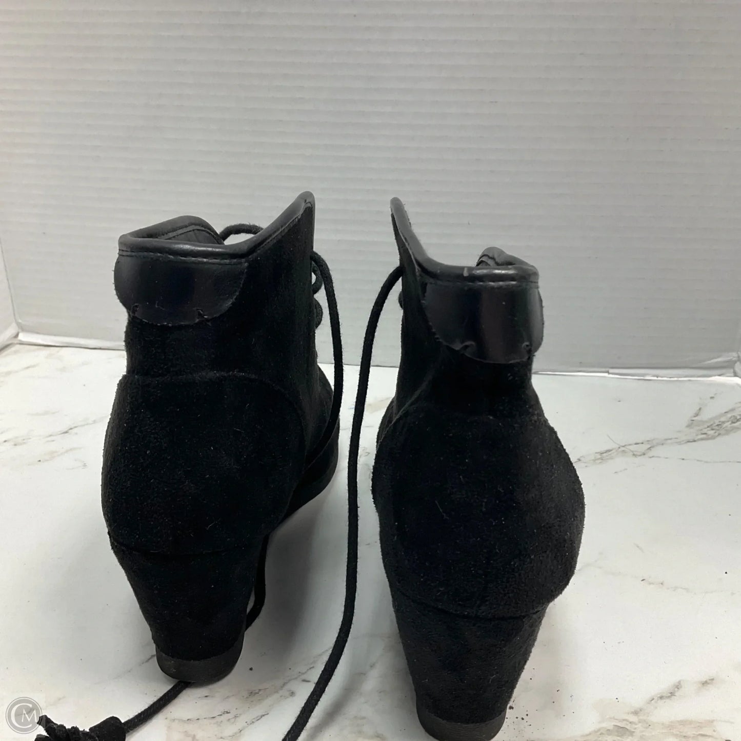 Boots Ankle Heels By Madden Girl In Black, Size: 7.5