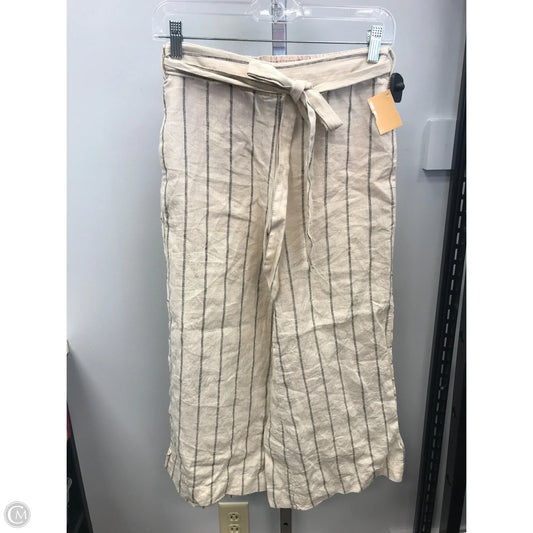 Pants Cropped By Anthropologie In Striped Pattern, Size: Xs