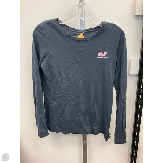 Top Long Sleeve By Vineyard Vines In Navy, Size: S