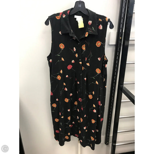 Dress Casual Short By J. Jill In Floral Print, Size: L