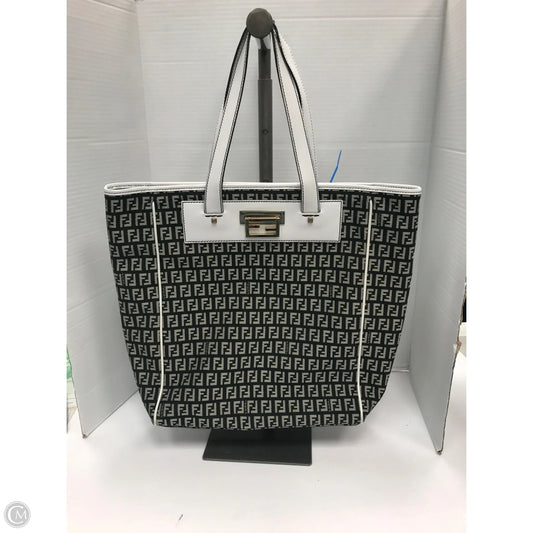 Tote Luxury Designer By Fendi, Size: Large