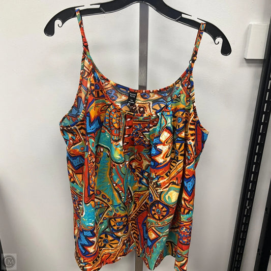 Top Sleeveless By Emery Rose In Multi-colored, Size: 1x