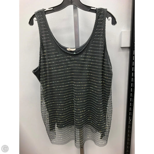 Top Sleeveless By Maurices In Grey, Size: 2x