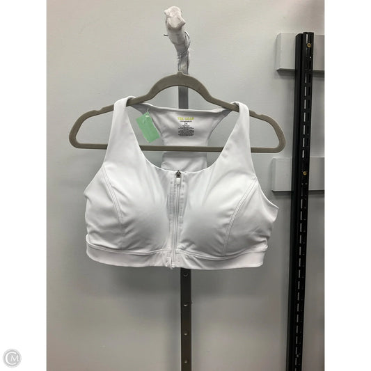 Athletic Bra By Tek Gear In White, Size: 2x