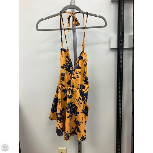 Top Sleeveless By Shein In Floral Print, Size: 12