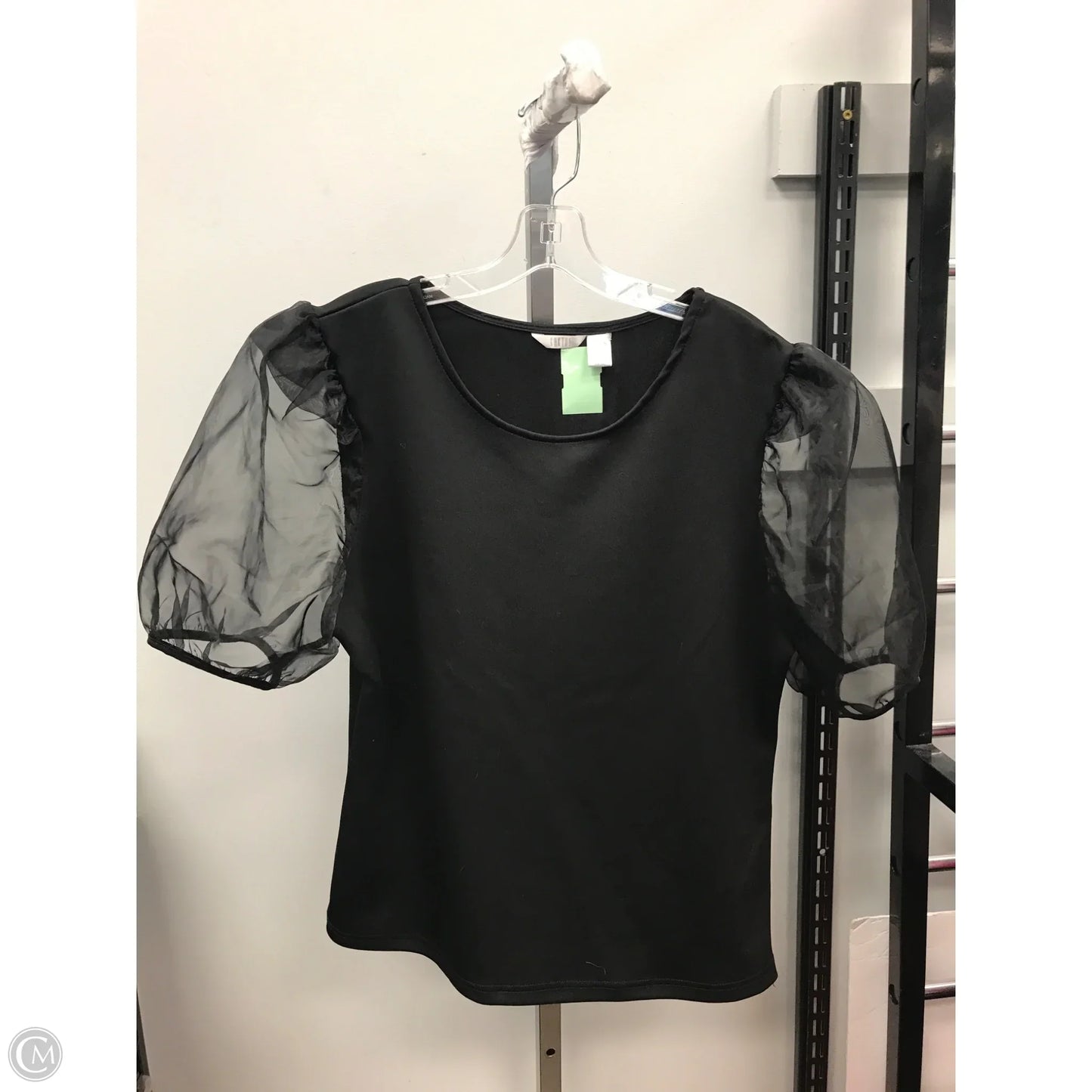 Top Short Sleeve By Kaktus In Black, Size: Xl