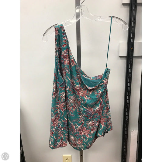 Top Sleeveless By Loft In Floral Print, Size: Xl