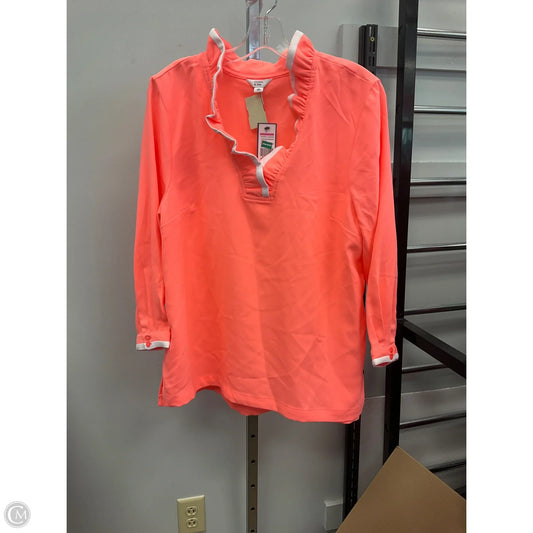 Top Long Sleeve By Crown And Ivy In Orange, Size: L