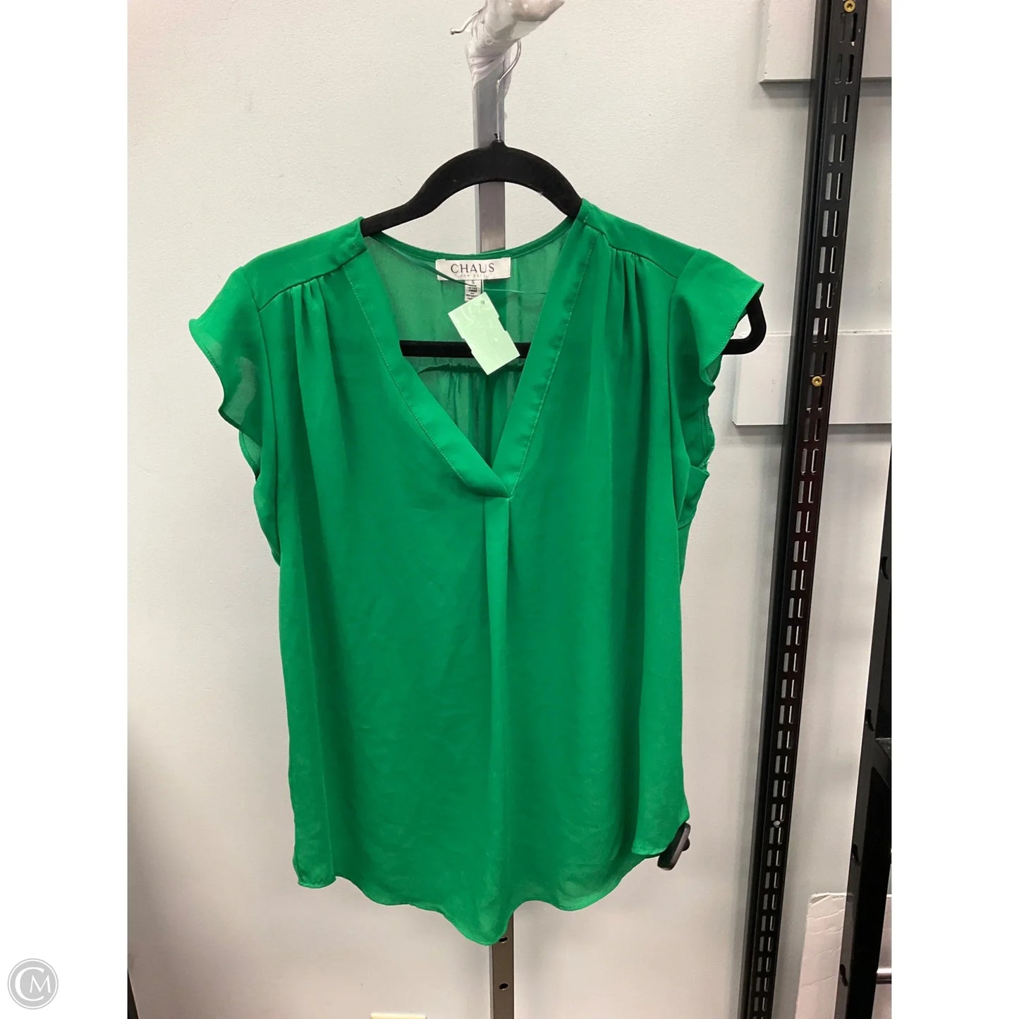 Top Sleeveless By Chaus In Green, Size: S