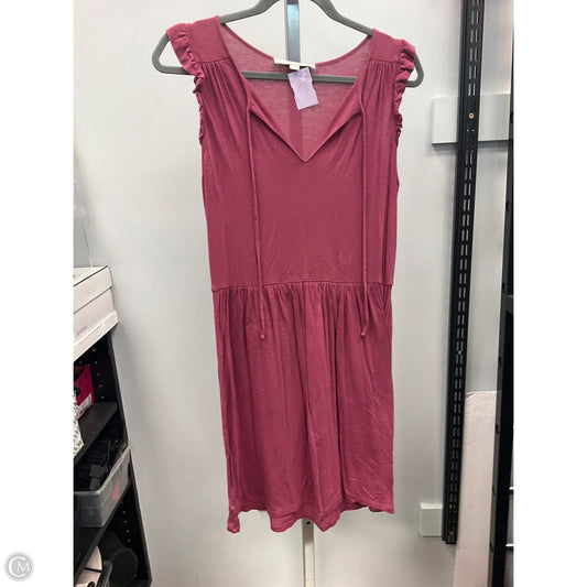 Dress Casual Short By Loft In Pink, Size: S