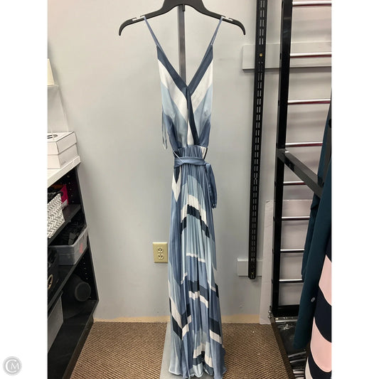 Dress Casual Maxi By White House Black Market In Blue, Size: 0