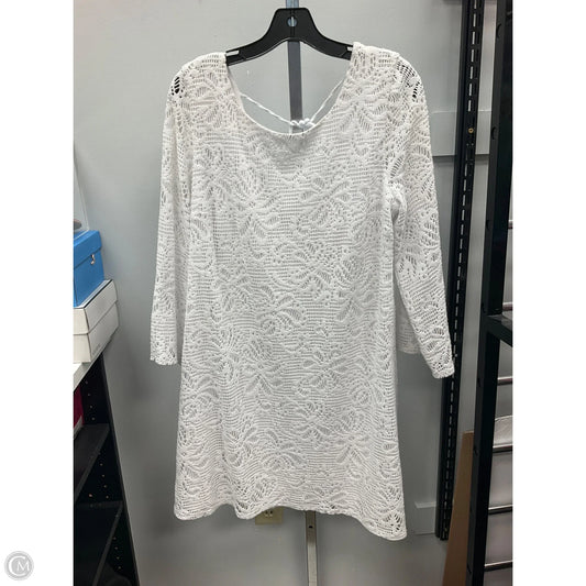 Dress Designer By Lilly Pulitzer In White, Size: Xl