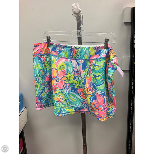 Skort Designer By Lilly Pulitzer In Multi-colored, Size: Xl