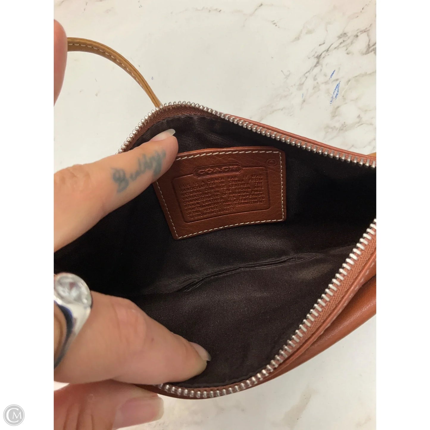 Wristlet Designer By Coach, Size: Medium